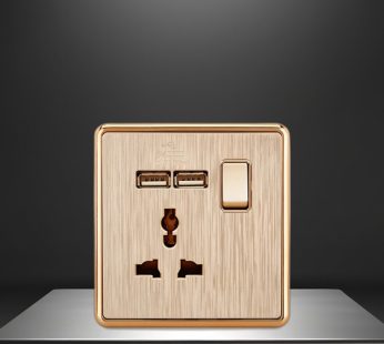 CDT3 13A 3Pin Socket with USB