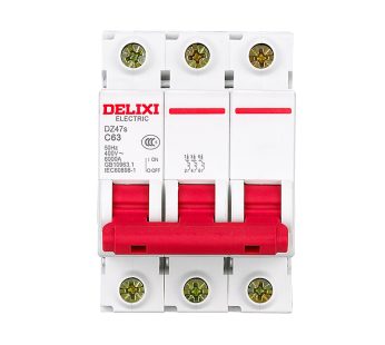 DZ47SN3C63 Miniature Circuit Breaker (MCB) – 3 Pole, 63A